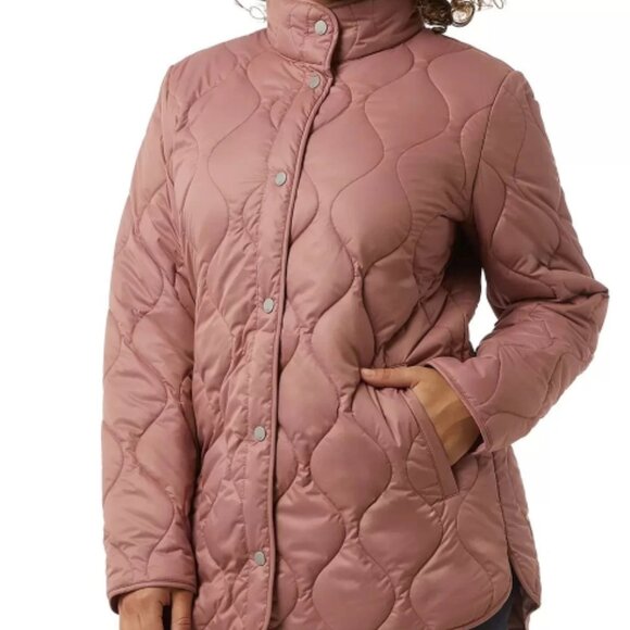 NWT 32 Degrees HEAT Quilted Jacket Pink Size L - Picture 2 of 12